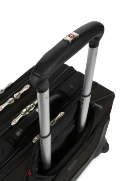 SWISSGEAR Wenger Patriot Wheeled Business Case With Removable Laptop Case - Black><noscript><img width=