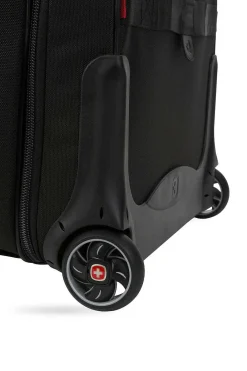 SWISSGEAR Wenger Patriot Wheeled Business Case With Removable Laptop Case - Black><noscript><img width=
