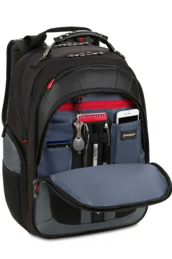SWISSGEAR Wenger Pegasus 17 Inch Laptop Backpack - Black/Blue><noscript><img width=