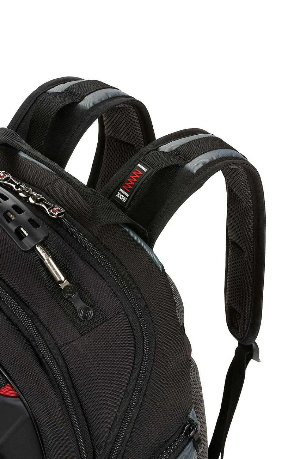 SWISSGEAR Wenger Pegasus 17 Inch Laptop Backpack - Black/Blue> Tablet Friendly