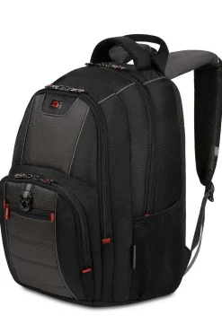 SWISSGEAR Wenger Pillar 16 Inch Laptop Backpack - Black/Gray><noscript><img width=