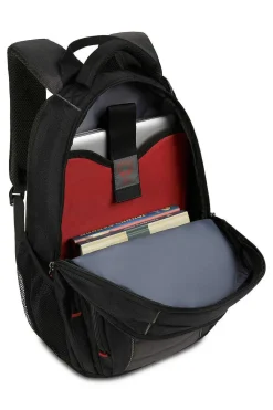SWISSGEAR Wenger Pillar 16 Inch Laptop Backpack - Black/Gray><noscript><img width=