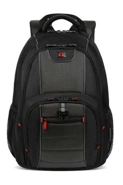 SWISSGEAR Wenger Pillar 16 Inch Laptop Backpack - Black/Gray><noscript><img width=