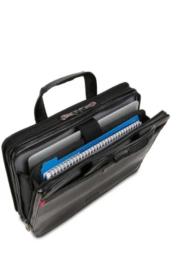 SWISSGEAR Wenger Proxy Zippered Laptop Presentation Padfolio - Black><noscript><img width=