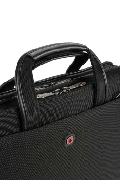 SWISSGEAR Wenger Proxy Zippered Laptop Presentation Padfolio - Black><noscript><img width=