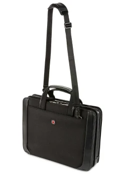 SWISSGEAR Wenger Proxy Zippered Laptop Presentation Padfolio - Black><noscript><img width=
