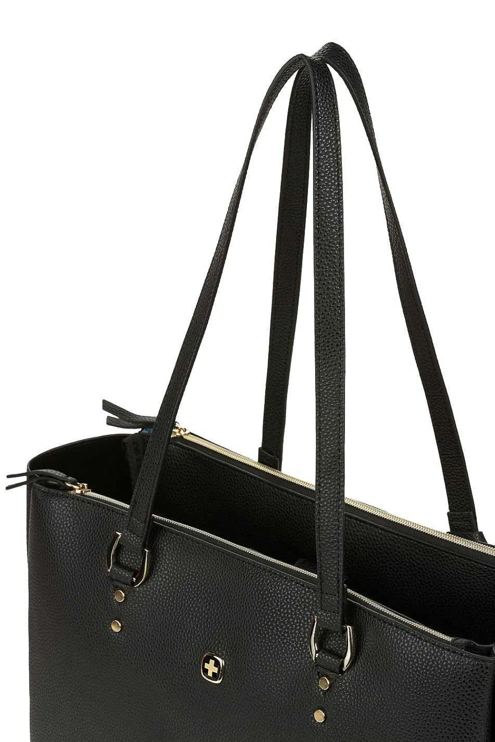 SWISSGEAR Wenger Rosalyn 14 Inch Laptop Tote - Black/Sky Blue> Business Cases