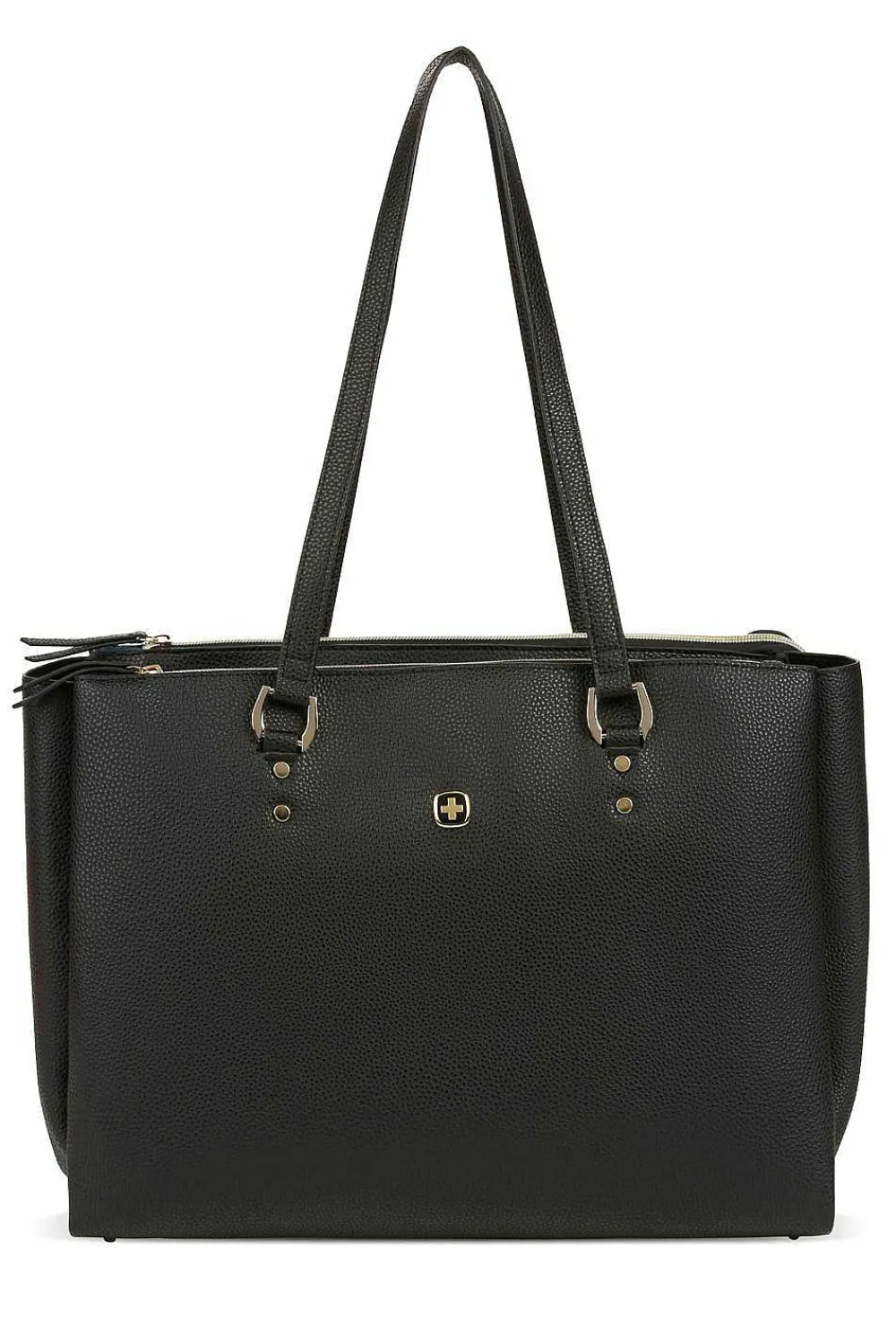 SWISSGEAR Wenger Rosalyn 14 Inch Laptop Tote - Black/Sky Blue> Business Cases