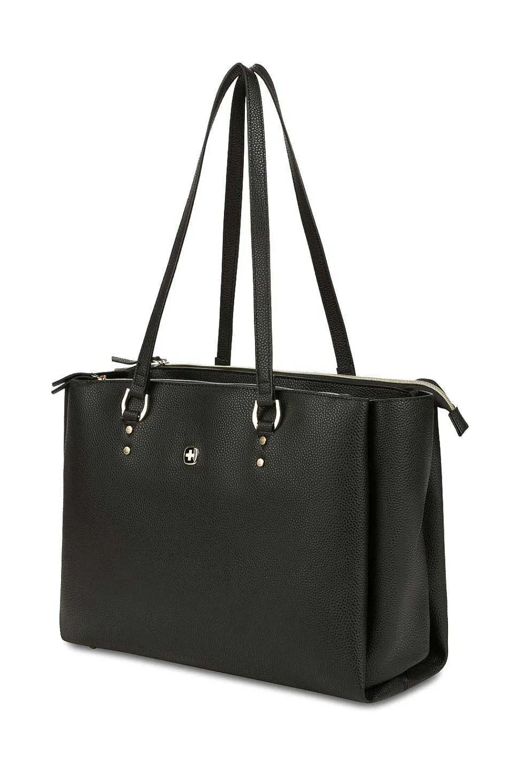 SWISSGEAR Wenger Rosalyn 14 Inch Laptop Tote - Black/Sky Blue> Business Cases