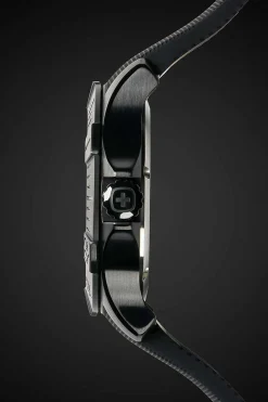 SWISSGEAR Wenger Seaforce Watch - Black With Black Dial And Black Silicone Strap><noscript><img width=