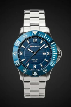 SWISSGEAR Wenger Seaforce Watch - Stainless Steel With Blue Dial And Stainless Steel Bracelet> New Arrivals