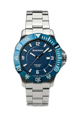 SWISSGEAR Wenger Seaforce Watch - Stainless Steel With Blue Dial And Stainless Steel Bracelet><noscript><img width=