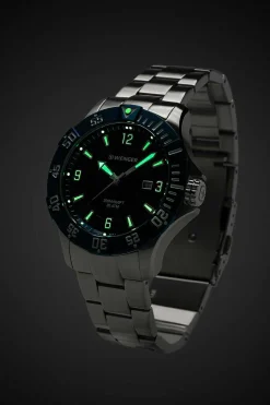 SWISSGEAR Wenger Seaforce Watch - Stainless Steel With Blue Dial And Stainless Steel Bracelet><noscript><img width=