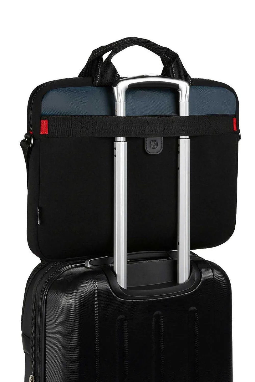 SWISSGEAR Wenger Sherpa 17 Inch Laptop Slimcase - Black/Blue> Business Cases