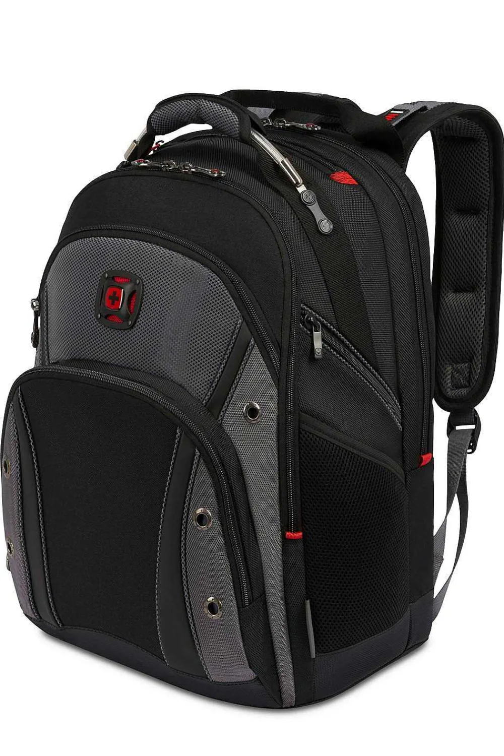 SWISSGEAR Wenger Synergy Pro 16 Inch Laptop Backpack - Black/Gray> Laptop Friendly