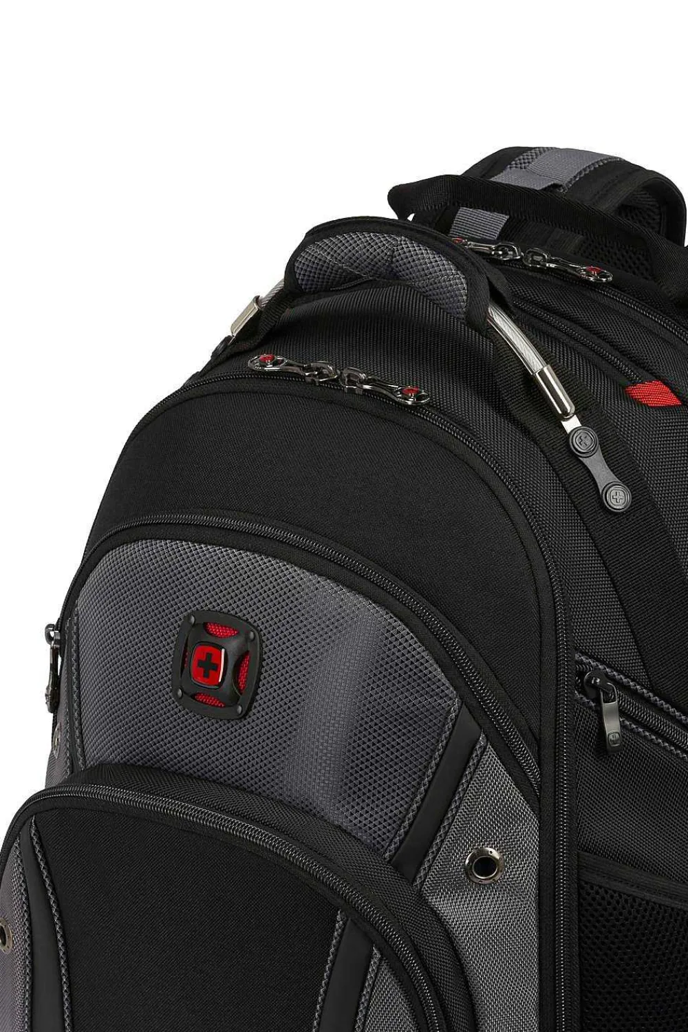 SWISSGEAR Wenger Synergy Pro 16 Inch Laptop Backpack - Black/Gray> Laptop Friendly