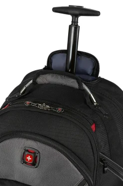 SWISSGEAR Wenger Synergy Wheeled 16 Inch Laptop Backpack - Black/Gray><noscript><img width=