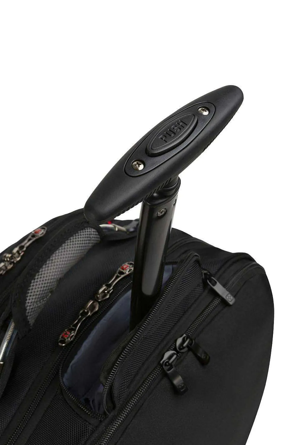 SWISSGEAR Wenger Synergy Wheeled 16 Inch Laptop Backpack - Black/Gray> Wenger Backpacks