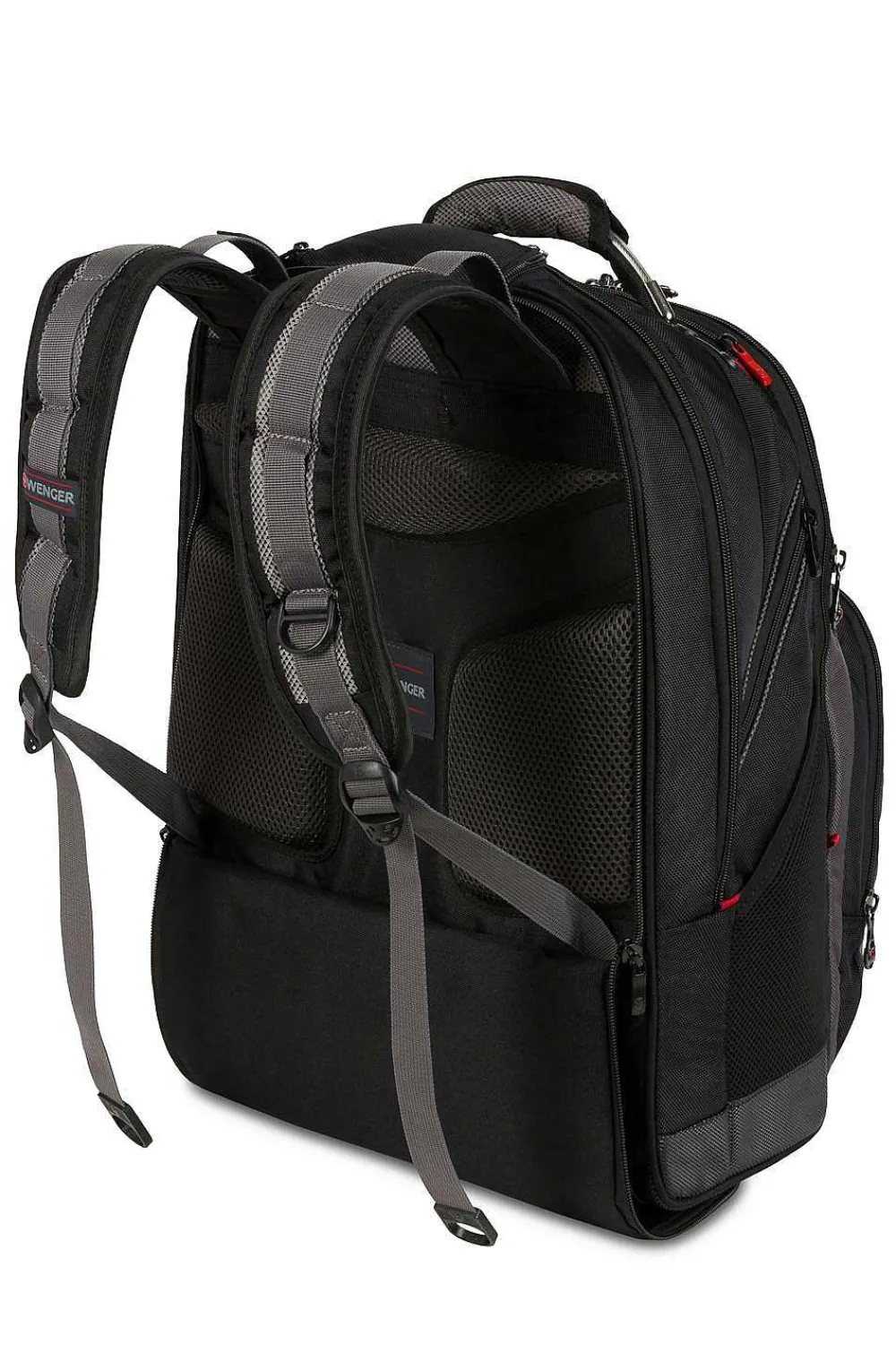 SWISSGEAR Wenger Synergy Wheeled 16 Inch Laptop Backpack - Black/Gray> Wenger Backpacks